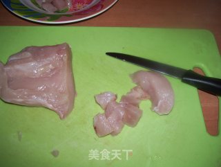 油炸鸡丁的做法步骤：2
