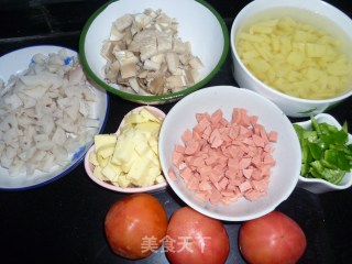 番茄奶酪通心粉的做法步骤：2