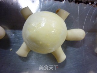 小乌龟餐包的做法步骤：2
