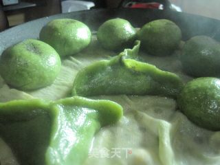 艾草清明果（三种馅料的）的做法步骤：2
