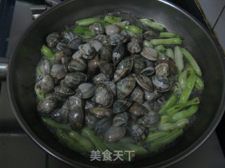蛤蜊芸豆的做法步骤：2