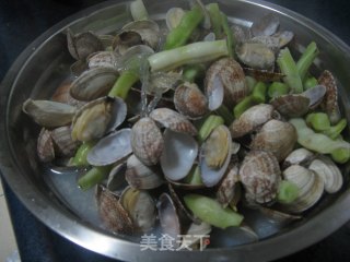 蛤蜊芸豆的做法步骤：2