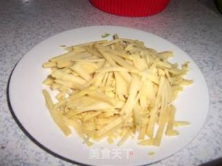 肉丝春笋的做法步骤：4