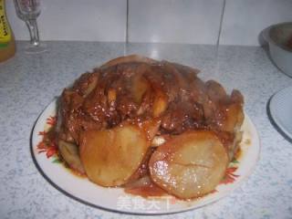 软绵的土豆扣肉的做法步骤：4