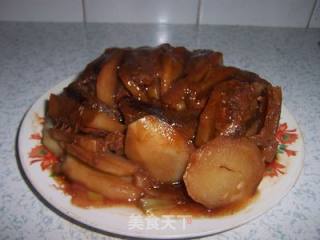 软绵的土豆扣肉的做法步骤：4