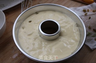 葡萄干蛋糕的做法步骤：2