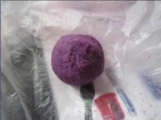 木瓜紫薯球的做法步骤：2