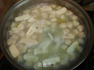 营养美味的肉丸汤的做法步骤：2