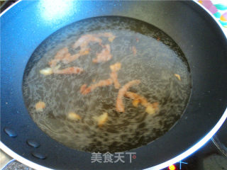 肉丝马齿苋汤面的做法步骤：2