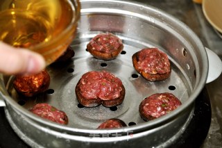 香菇酿肉团的做法步骤：2