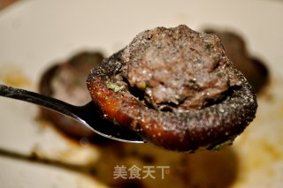 香菇酿肉团的做法步骤：2