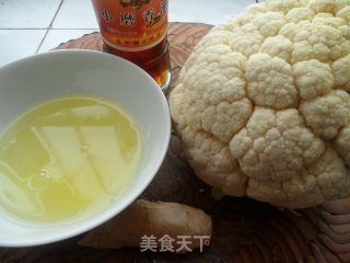 简单家常菜---芙蓉菜花的做法步骤：2