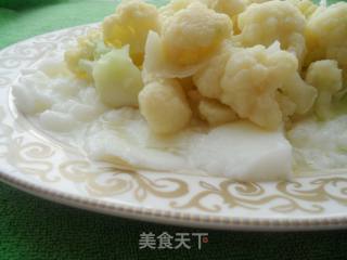 简单家常菜---芙蓉菜花的做法步骤：2