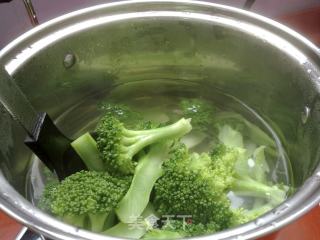 简易西兰花炒肉的做法步骤：2