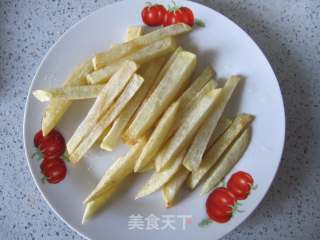 自制炸薯条的做法步骤：2