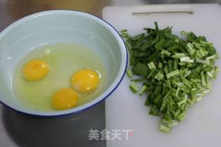 韭菜煎蛋的做法步骤：2