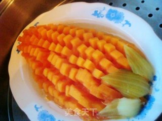 美容养颜健康菜——象形木瓜的做法步骤：4