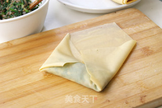 荠菜百叶包的做法步骤：4