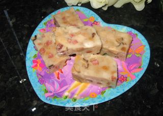 腊味芋头糕的做法步骤：2