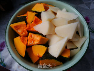 土豆豆角炖南瓜的做法步骤：2