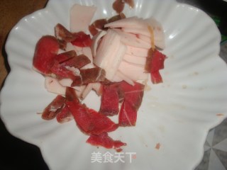 白菜炒面的做法步骤：2