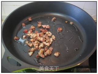 芥蓝腊肠饭的做法步骤：2