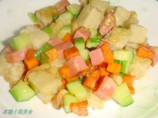 炒面筋的做法步骤：2