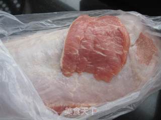 香煎猪里脊的做法步骤：2