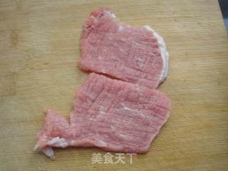 香煎猪里脊的做法步骤：2