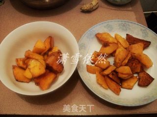 焦糖红薯的做法步骤：2