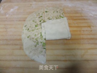 葱油饼的做法步骤：2