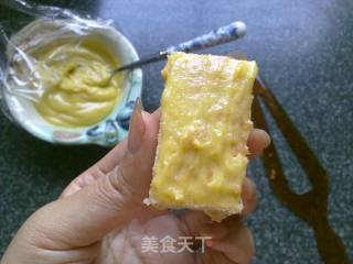 抹茶夹心肉松蛋糕的做法步骤：3
