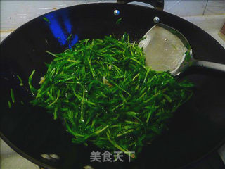 清炒瓜子金的做法步骤：2