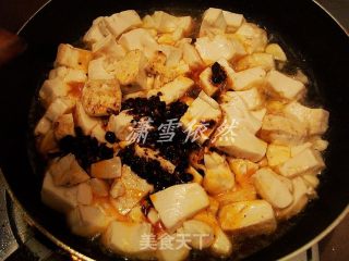 麻婆豆腐(十)的做法步骤：2