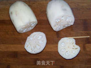 红糖桂花糯米藕的做法步骤：3