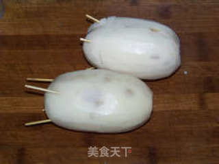 红糖桂花糯米藕的做法步骤：3
