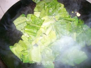 蒜蓉莴苣叶的做法步骤：2
