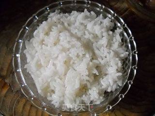 微波蒜香烤肉焗饭的做法步骤：3