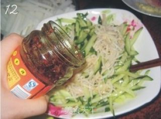 黄瓜凉拌金针菇的做法步骤：3