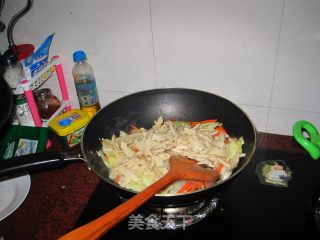 时蔬炒豆筋的做法步骤：3
