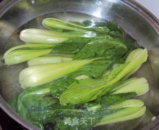 香菇油菜的做法步骤：2