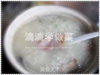 香菇鱼片粥的做法步骤：4