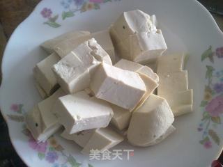 海带结烧豆腐的做法步骤：2