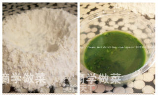 翡翠饺子的做法步骤：2