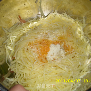 凉拌土豆丝的做法步骤：3