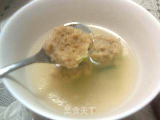 冬瓜丸子汤的做法步骤：2