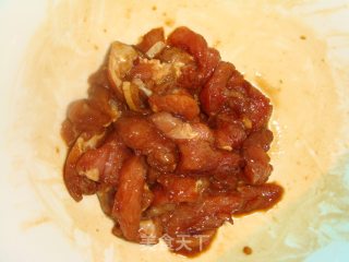 土豆片炒肉的做法步骤：2
