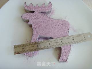 情迷那一抹紫--紫薯松糕的做法步骤：2