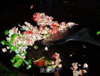 家常肉末烧豆腐的做法步骤：3