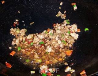 家常肉末烧豆腐的做法步骤：3
